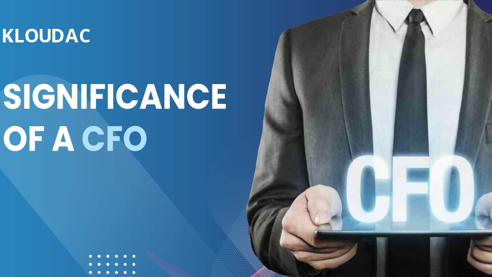 Significance of a CFO