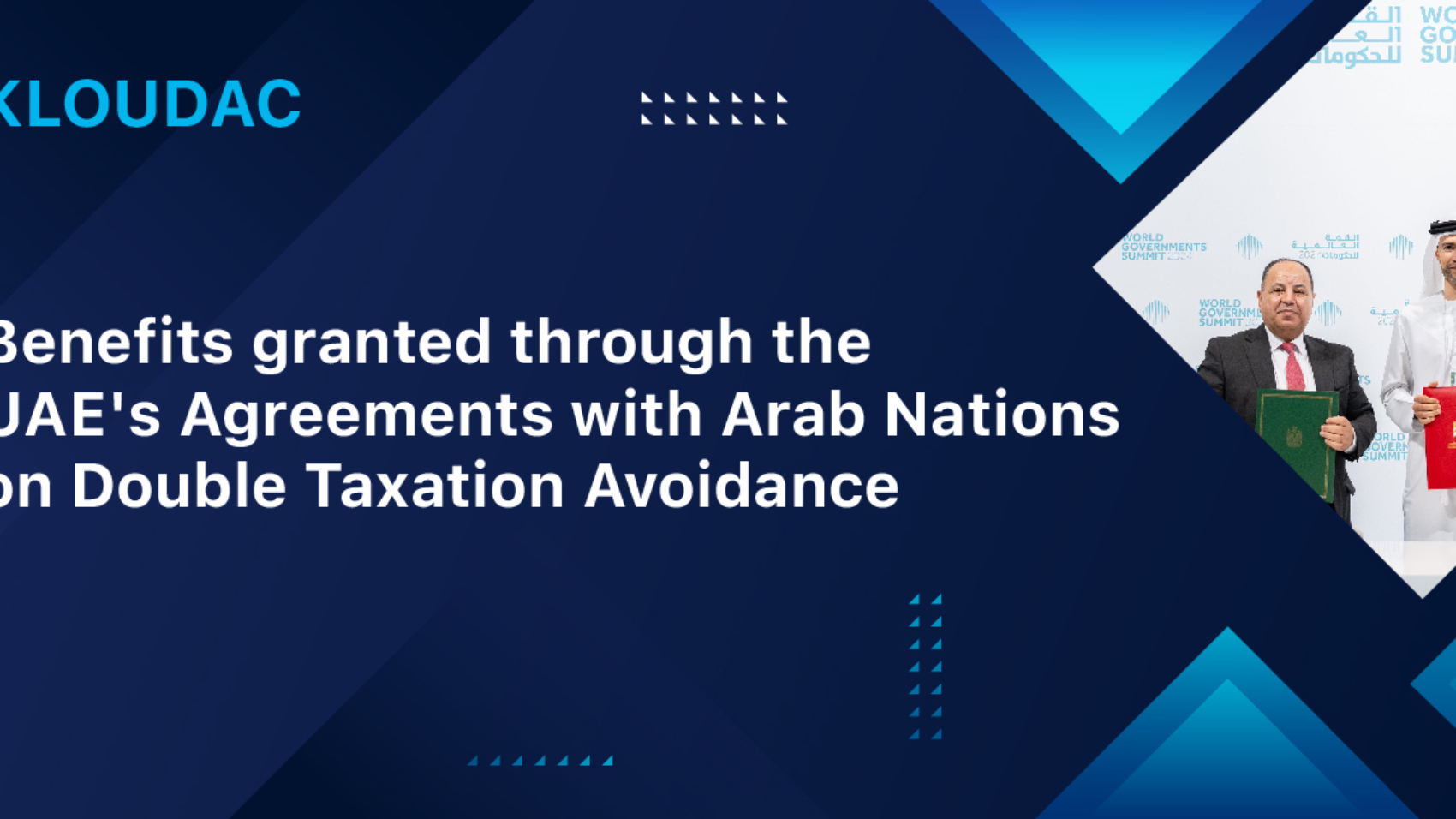 Benefits granted through the UAE's Agreements with Arab Nations on Double Taxation Avoidance
