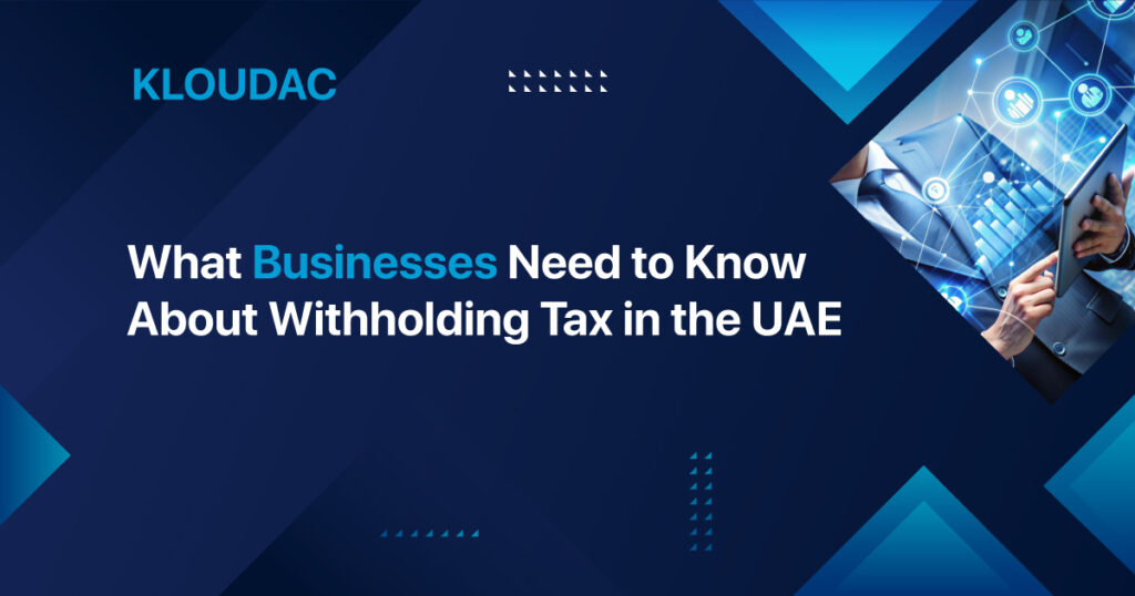 Withholding tax UAE