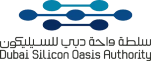 Logo for the Dubai Silicon Oasis Authority (DSOA), a prominent technology park and free zone for Business Setup in Dubai recommended by Kloudac.