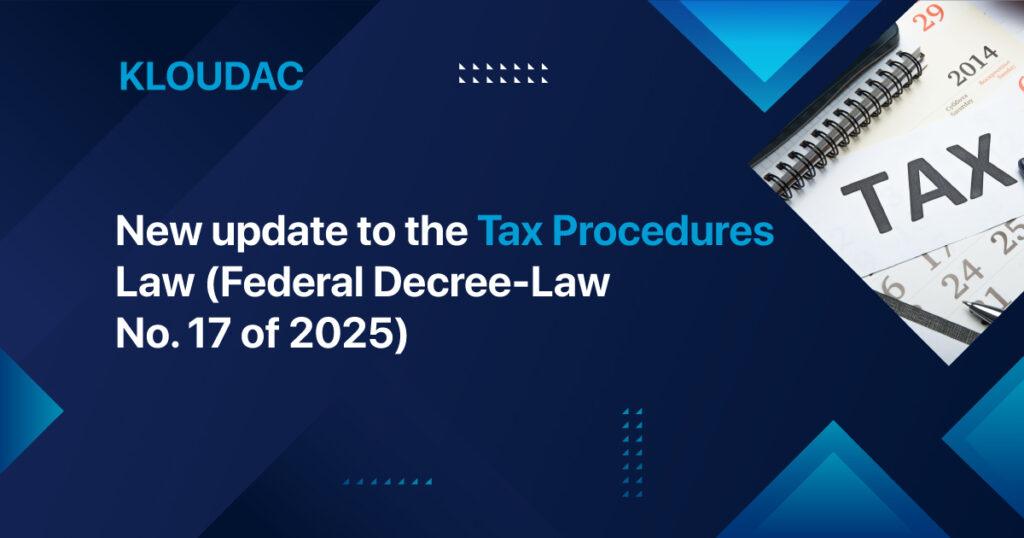 UAE tax procedures law